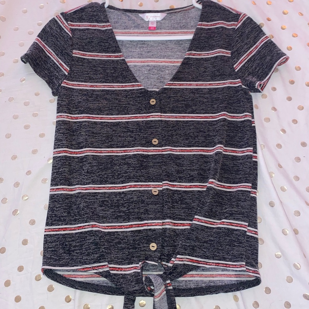Red striped shirt